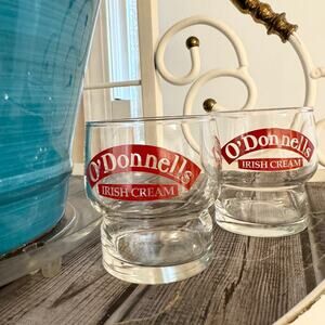O'Donnells Irish Cream Glasses Set of 2